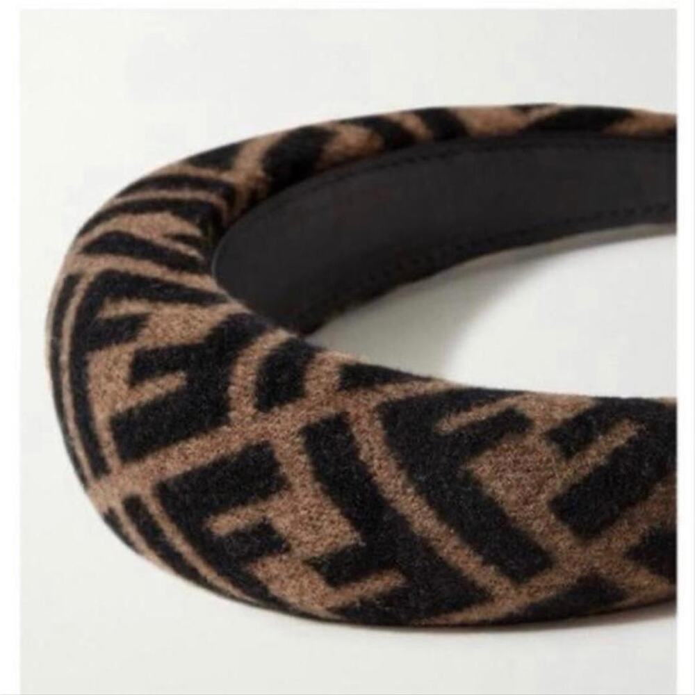 FENDI FF logo felt headband hair band - Picture 3 of 3